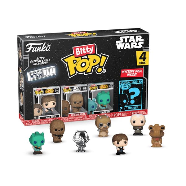Funko Stjärnornas Krig Bitty Pop! Multipack En Ny Hopp Figur Svart