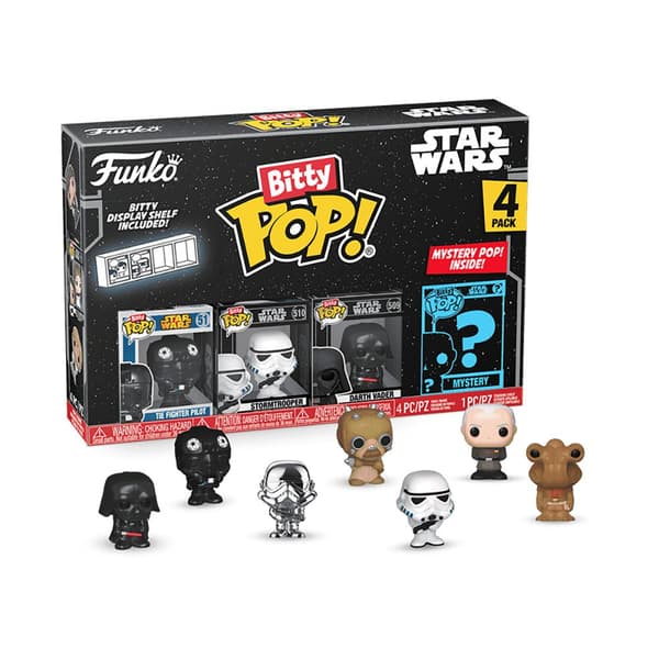 Funko Stjärnornas Krig Bitty Pop! Multipack En Ny Hopp Figur Svart