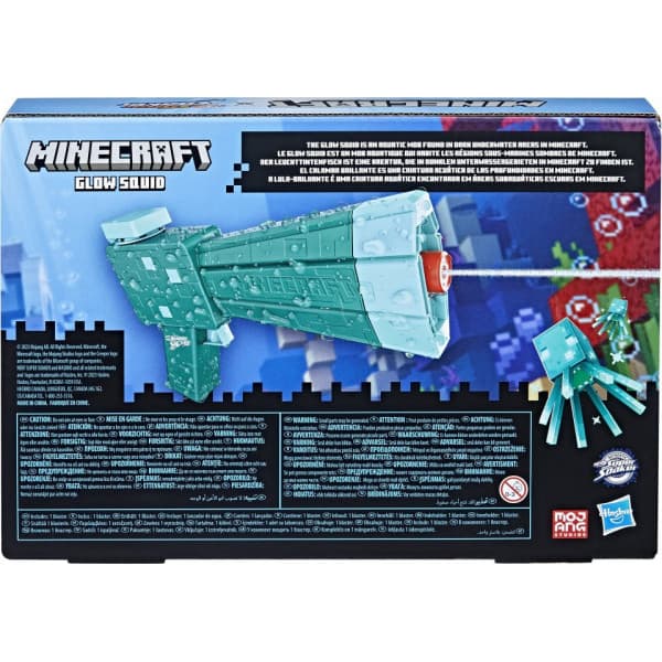 Nerf Minecraft Glow Squid vandpistol