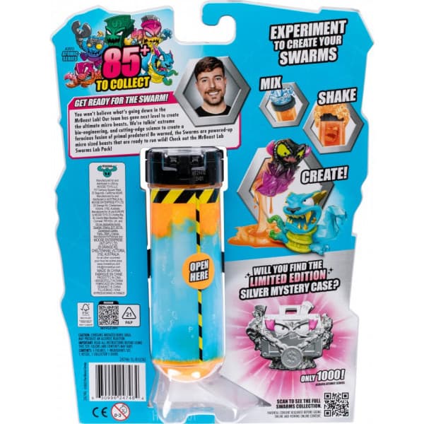 MrBeast Lab Swarms Atomic S2 - 5 figurer, assorterad