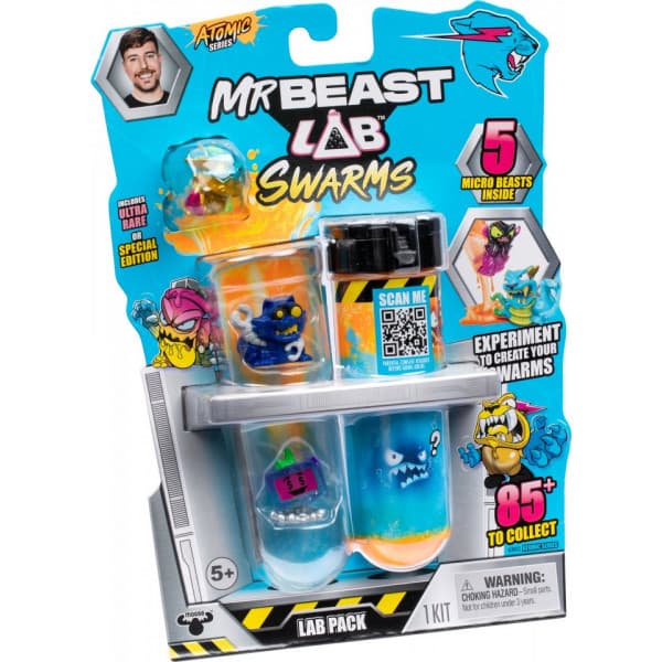 MrBeast Lab Swarms Atomic S2 - 5 figurer, assorterad