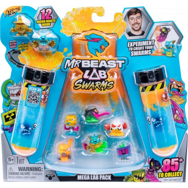 MrBeast Lab Swarms Atomic Mega Lab S2 – 12 figurer, sortiment