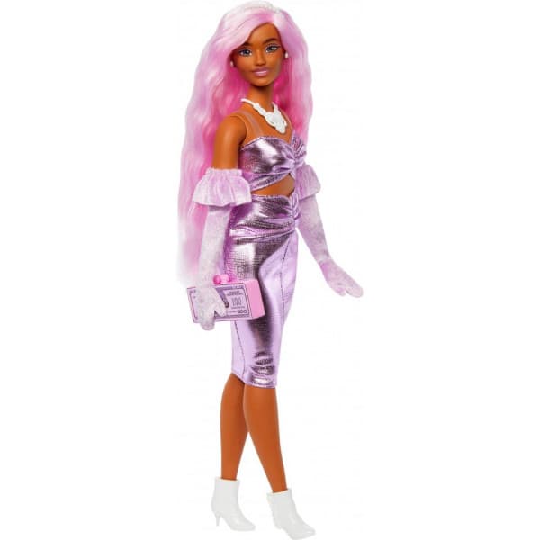 Barbie Deluxe Style dukke, lyserødt hår