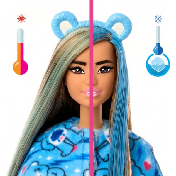Barbie Cutie Reveal Care Bears docka, blå