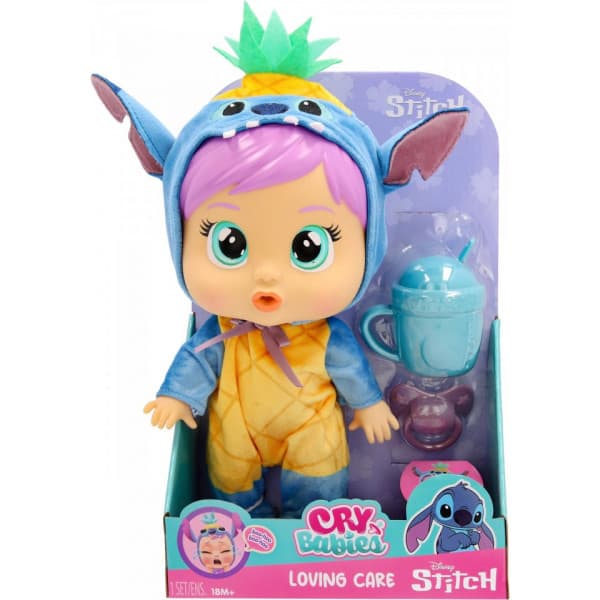 Cry Babies Loving Care Stitch babydukke