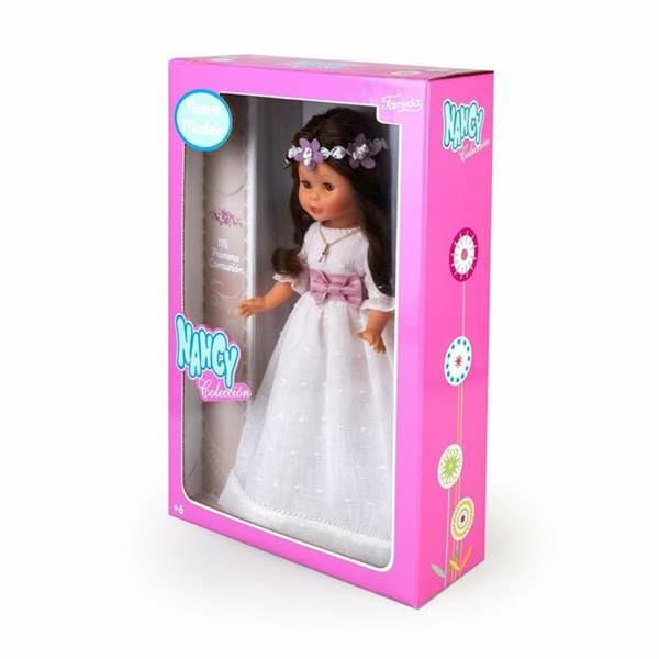 Brunett Communion-docka Nancy 48 cm