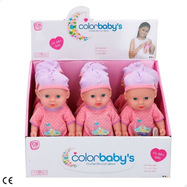 Bebisdocka Colorbaby 20 cm 10 x 20 x 6 cm 24 antal