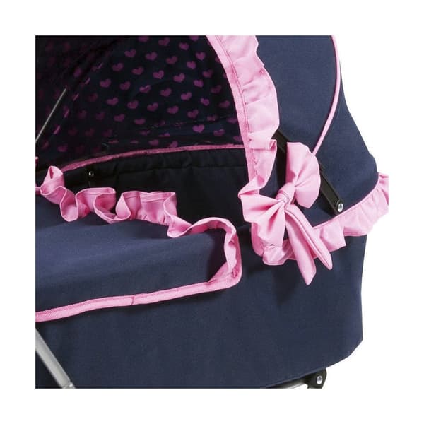 Dockvagn Reig Dolls Pram Marinblå 64 cm