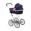 Miniatyrbild 2 av 5: Dockvagn Reig Dolls Pram Marinblå 64 cm