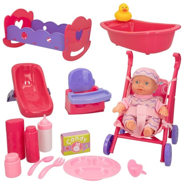 Docka tillbehör Colorbaby 2 antal