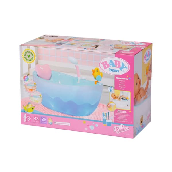 Docka tillbehör Baby Born Bath Bathtub