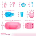 Miniatyrbild 7 av 7: Docka tillbehör Colorbaby Bebisdocka 20 Delar 39 x 9,5 x 21,5 cm 6 antal