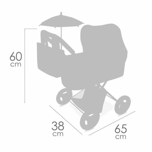 Dockvagn Decuevas Verona 38 x 65 x 60 cm