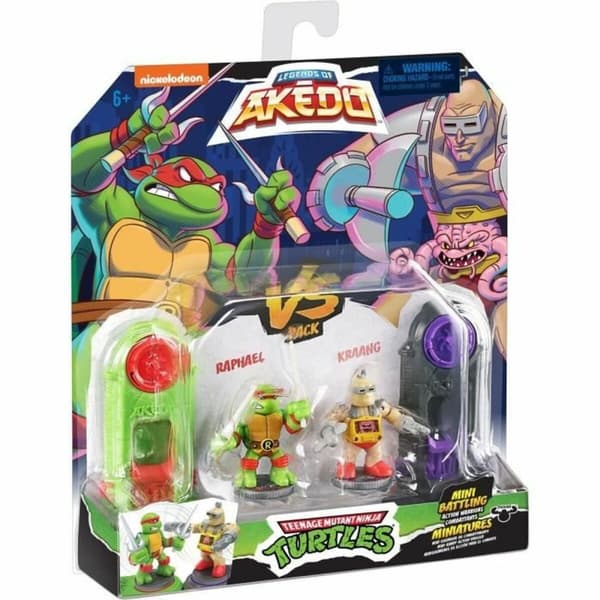 Stridsfigurer Teenage Mutant Ninja Turtles Legends of Akedo: Raphael vs Kraang