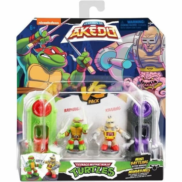 Stridsfigurer Teenage Mutant Ninja Turtles Legends of Akedo: Raphael vs Kraang