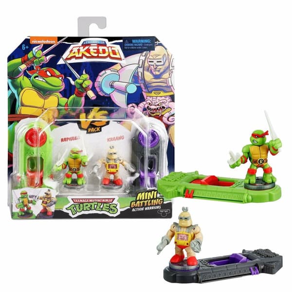 Stridsfigurer Teenage Mutant Ninja Turtles Legends of Akedo:  Raphael vs Kraang