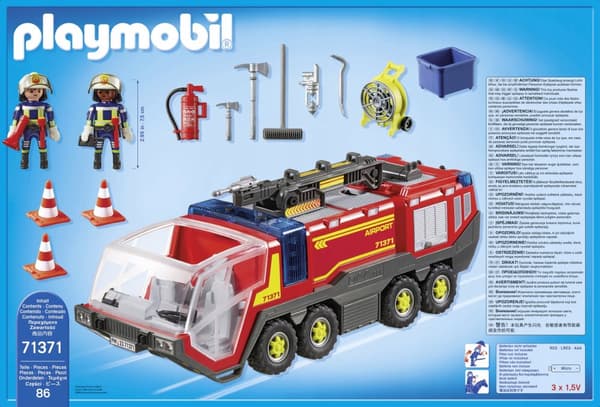 Playmobil 71371 Lufthavnsbrandbil Klodser