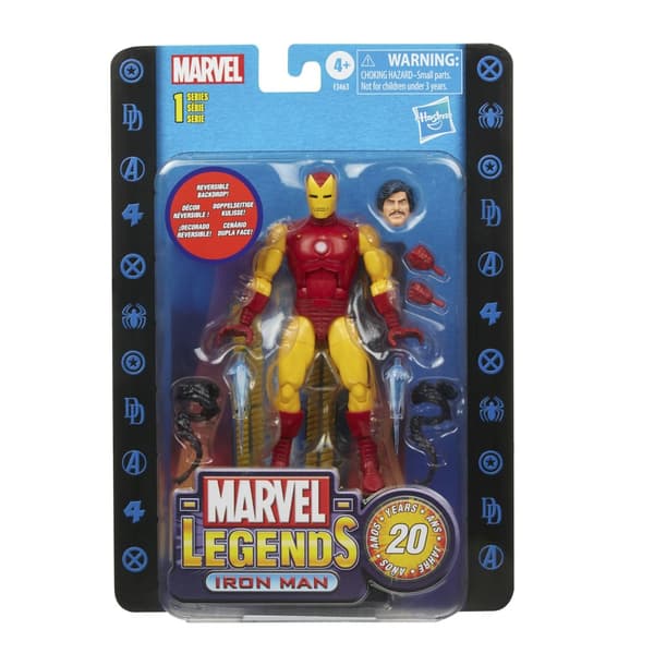 Marvel Legends Iron Man (20-årsjubileum) Figur IronMan Hasbro