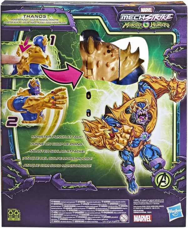 Hasbro HAHMO Mechstrike Monster Hunter Thanos Marvel 24cm F4376
