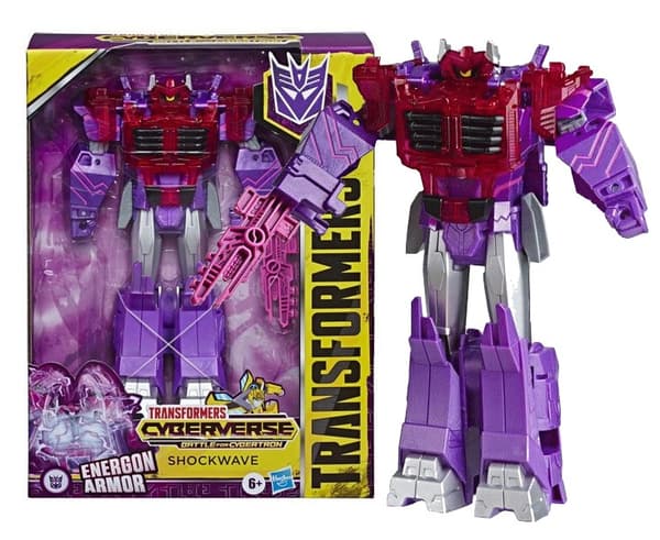 FIGUR TRANSFORMERS CYBERVERSE 27CM SHOCKWAVE Hasbro E7113 25cm