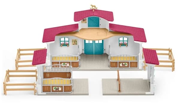 Schleich Lakeside Ridecenter 42567 sæt