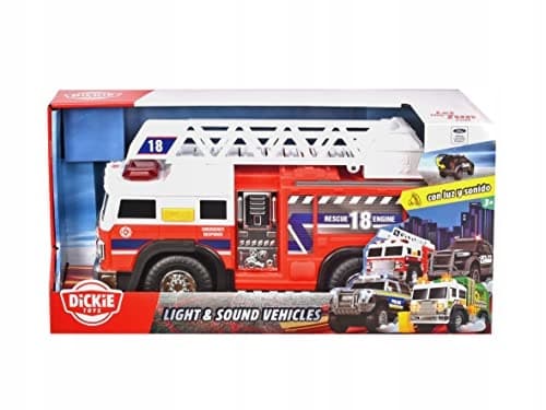 Dickie Toys Brandvæsen med Stige Lys Lyde 30cm