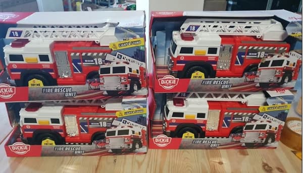 Dickie Toys Brandvæsen med Stige Lys Lyde 30cm