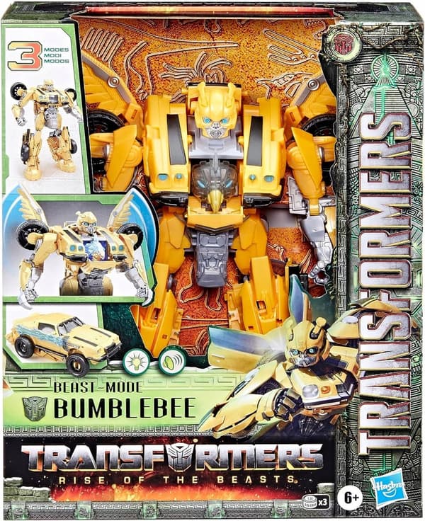 Hasbro Transformers Rise Of The Beasts -hahmo, Best-Mode Bumblebee 25 cm
