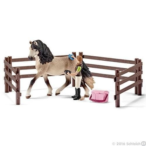 Schleich SLH-42270 Andalusisk hästskötselset