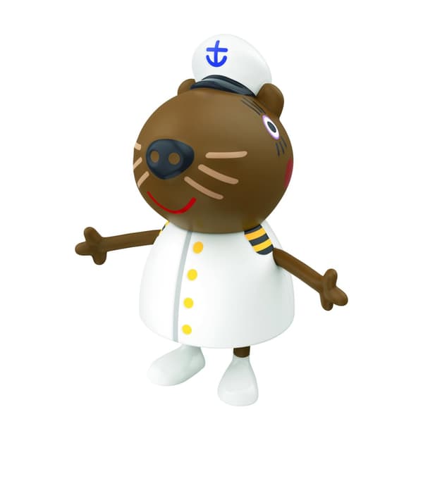 PEPPA GRIS Passagerarfartyg + 3 figurer F6284 Kryssningsfartyg