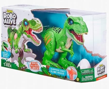 Interaktiv Dinosaur Dino ZURU Går Lys Laver Lyde Grønne