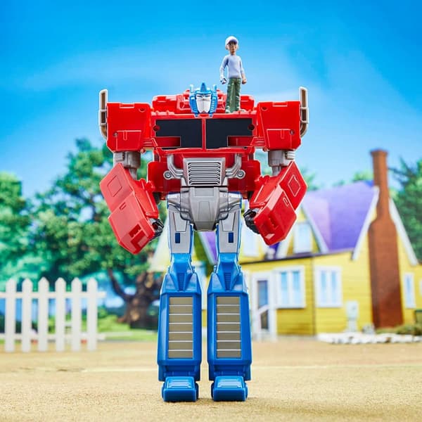 Hasbro Transformers EarthSpark Optimus Prime & Robby Malto -figuuri 20,3 cm
