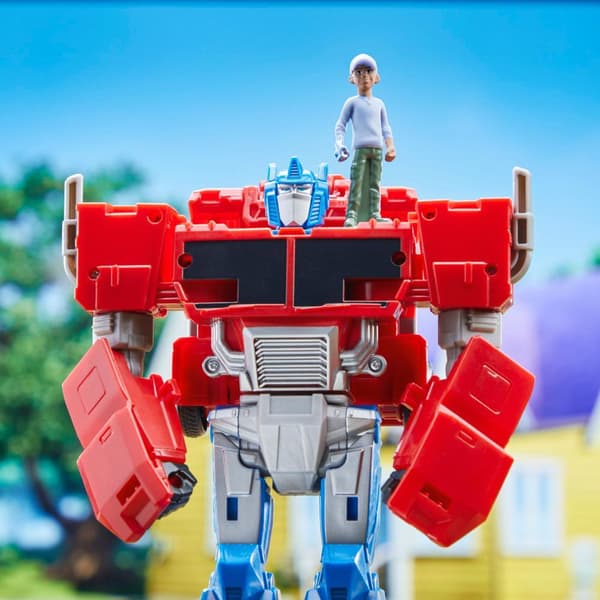 Hasbro Transformers EarthSpark Optimus Prime & Robby Malto -figuuri 20,3 cm
