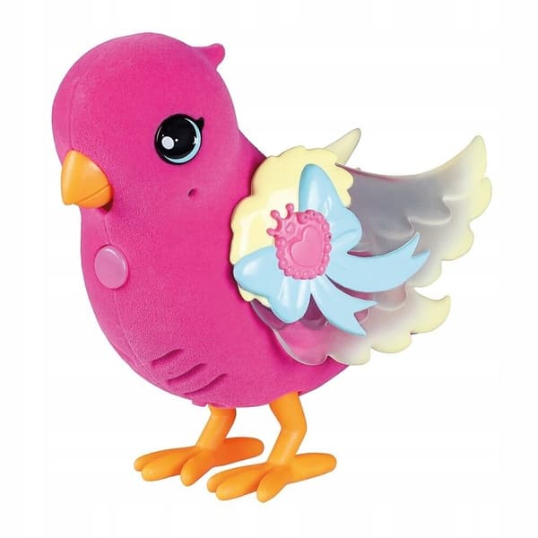 Syngende fugl i et bur Cobi Little Live Pets pink Interaktiv papegøje ANDEN EAN NR. COBI 630996264577