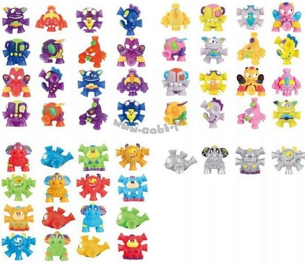 GIFTIGE MUTANTER OVERRASKELSESFIGUR Giftige Mutanter Figurer Sugekop