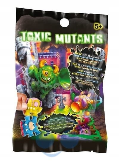 GIFTIGE MUTANTER OVERRASKELSESFIGUR Giftige Mutanter Figurer Sugekop