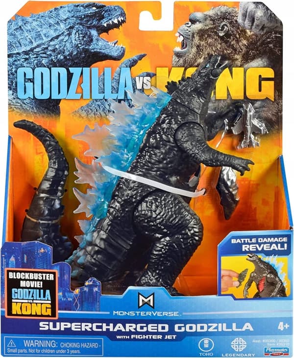 Playmates Toys MNG16000 Supercharged Godzilla figur 15 cm