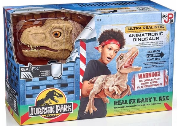 Wow!-ting fra Jurassic Park - Ægte FX - Baby T. Rex Dinosaur
