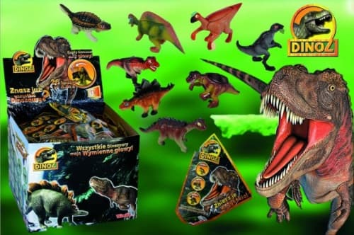 SIMBA DINOSAURIER DINOZ DINOSAURIE PÅSE 52 bitar dinosaurier i en påse MIX