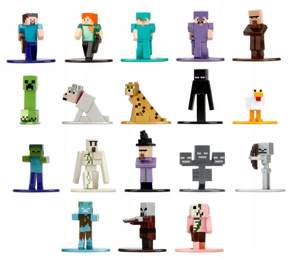 Jada Toys Minecraft 18 metallista Minecraft-hahmoa
