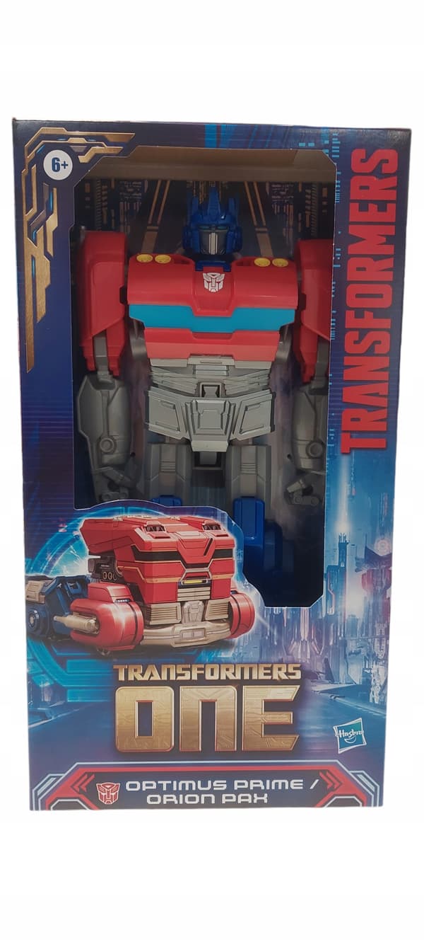 Transformers yksi Optimus Prime Orion Pax -figuuri