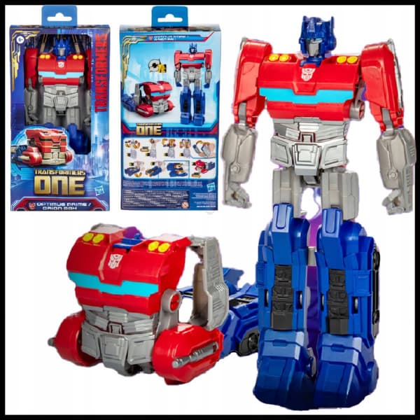 Transformers yksi Optimus Prime Orion Pax -figuuri