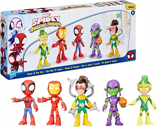 Hasbro Spidey och hans fantastiska vänner 5-delat figurset