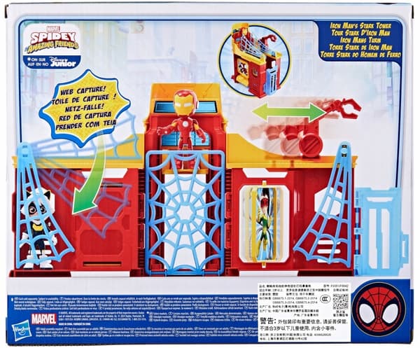 HASBRO SPIDEY och Superkompisar - Iron Man Tower + Actionfigur F9351