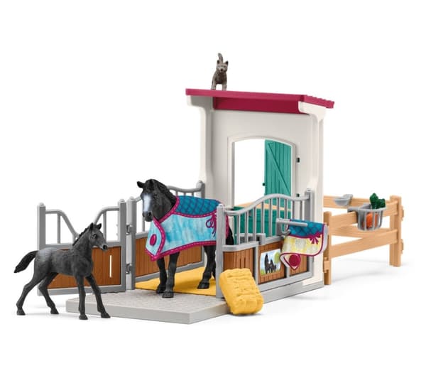 Hesteboks med hoppe og føl 42611 Schleich