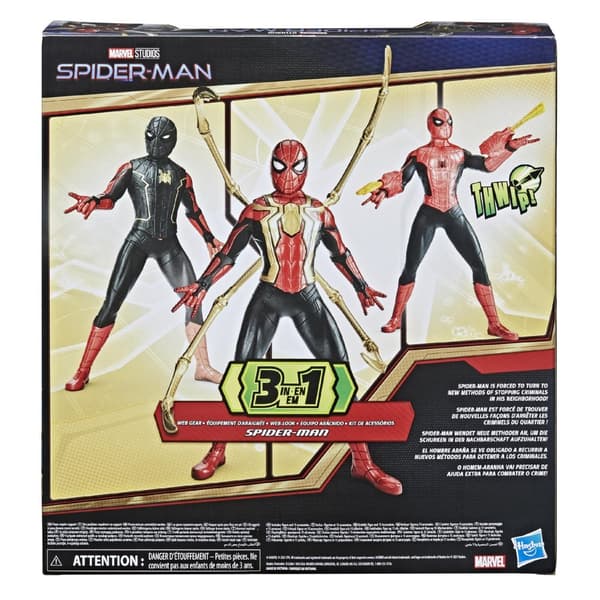Hasbro F2904 Spiderman-rustningstillbehör Launcher stor 35 cm figur