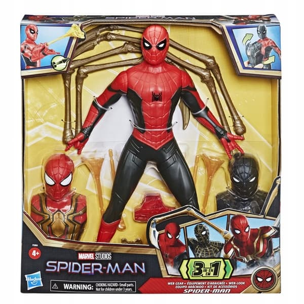 Hasbro F2904 Spiderman-rustningstillbehör Launcher stor 35 cm figur