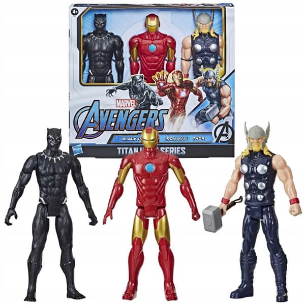 Marvel Avengers sæt med 3 figurer