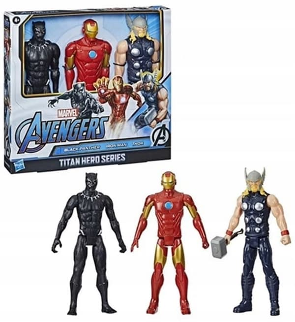 Marvel Avengers sæt med 3 figurer