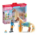 Pikkukuva 1 / 11: Schleich Kim ja Caramelo aloitussetti 42585 hevonen